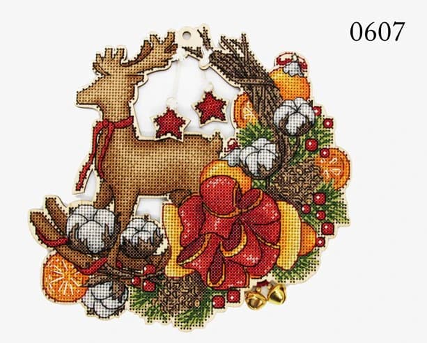 Snowy Flow cross-stitch collection
